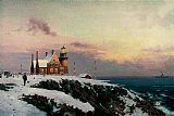 Island, Paintings - BLOCK ISLAND by Thomas Kinkade